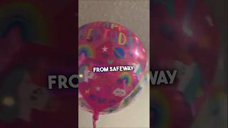 Safeway Balloon Lasts Days! with Soloherself #safeway #shopwithmevlog #balloon 🎈🥳🎥👶🏽💖