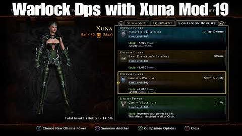 Neverwinter Warlock Dps Build with Xuna Mod 19