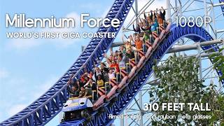 Millennium Force POV (1080P) — World’s First Giga Coaster at Cedar Point | 310 FT Drop
