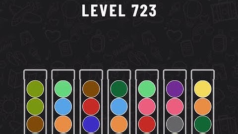 Ball Sort Puzzle Level 723 #ballsortpuzzle #ballsortpuzzlegameplay #puzzlegame #mobilegames