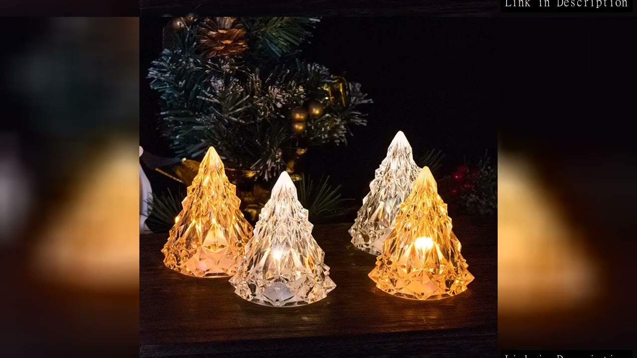 LED Candle Lights Night Light Electronic Christmas Night Light For Atmosphere Indoor Bar Bedroom Wed