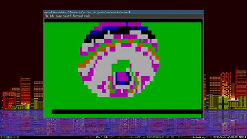 ncurses donut - ASCII animation with colors