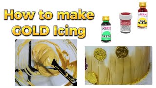 How to make GOLD ICING / Step by Step Tutorial screenshot 5