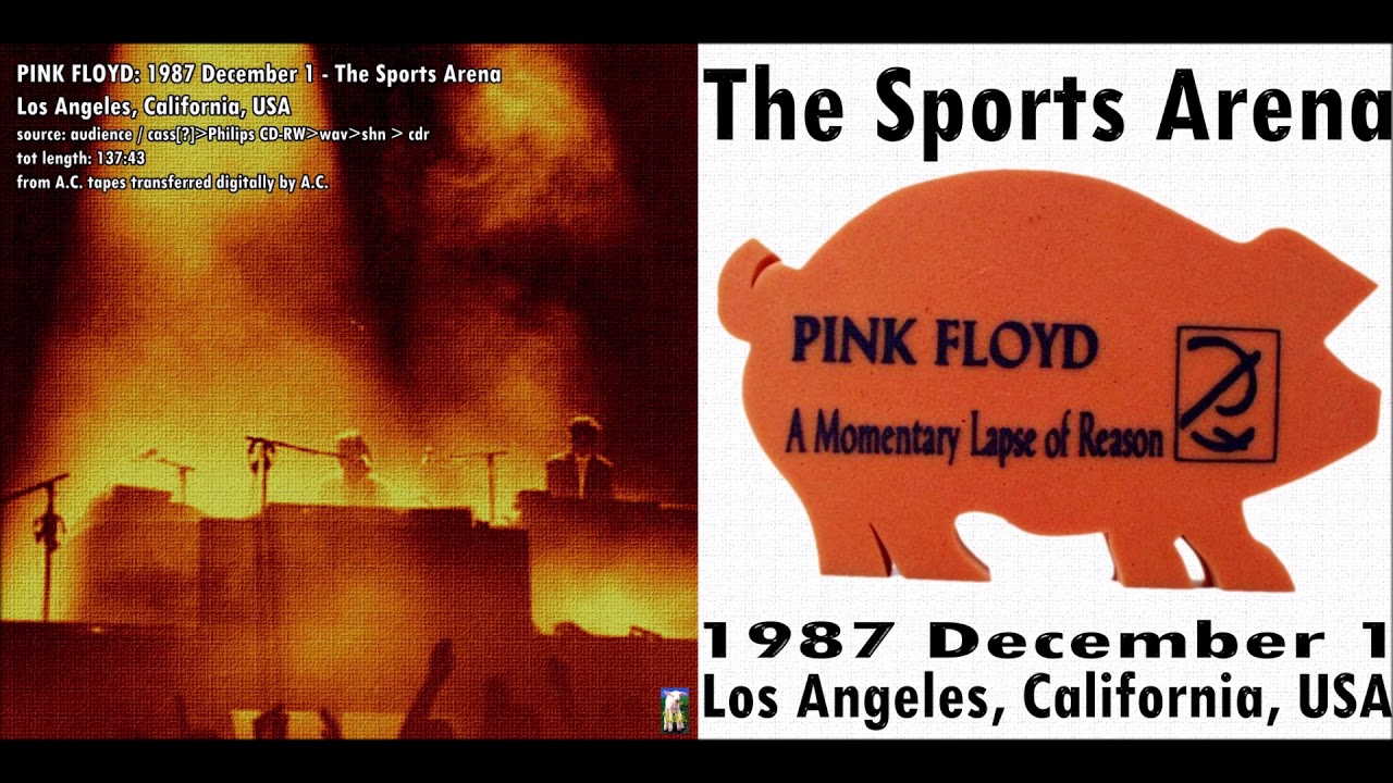 Pink Floyd – USA Tour 1987 3LP Vinyl Pink Floyd USA Tour 1987 album 3 LP 1987 Europe, Black Cats
