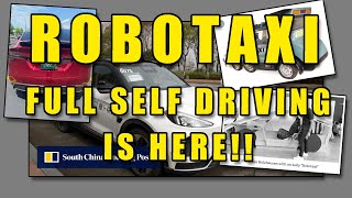 Tesla Robotaxi. Full Self Driving is here! #tesla #self #driving