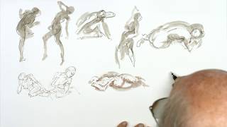 Timed Model Drawing Session 5 // Instructor: Glenn Vilppu
