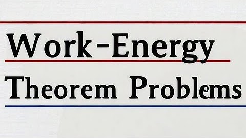 Work energy theorem based numerical (spring problem)@physicsodyssey9