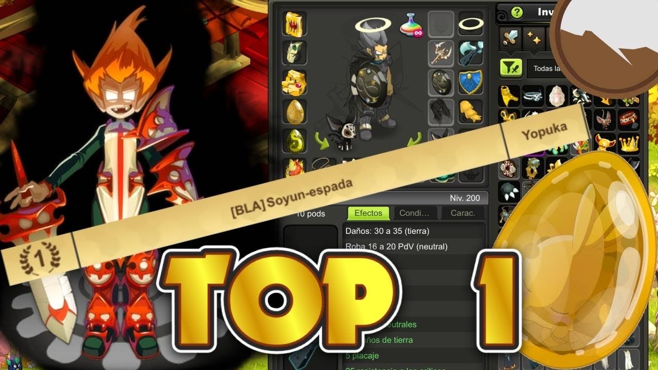 👑 TOP 1👑del 🌍 MUNDO🌍con YOPUKA FULL 🟤FO🟤| SET👨🏻‍🏫 + KOLIS⚔ | DOFUS TOUCH