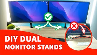 How To Customize A Dual Monitor Setup, Replace The Stands: A Step-By-Step Guide