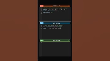 Count-Occurrences-in-List-via-3-Methods #count