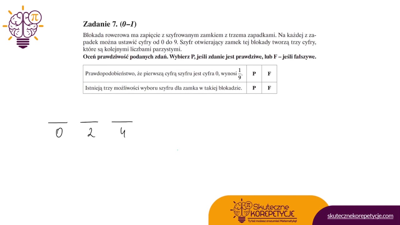 Próbny egzamin ósmoklasisty z matematyki Operon grudzień 2019 zadanie 7