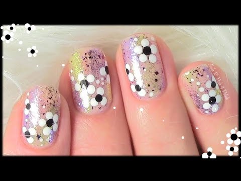 Nageldesign Einfach Fur Anfanger Fruhling Sommer Blumchen Nagel Easy Flower Nail Art Youtube