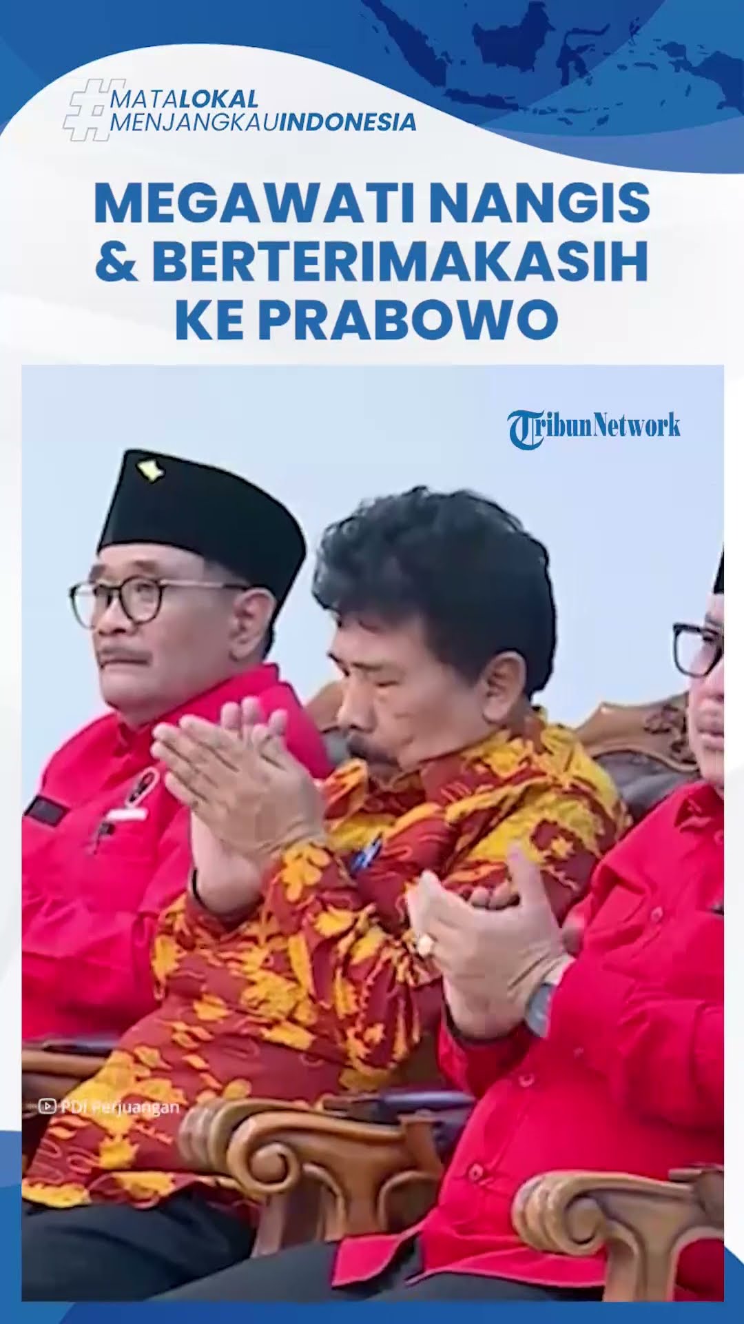 Detik-detik Megawati Nangis \u0026 Ucapkan Terima Kasih ke Prabowo karena Nama Baik Bung Karno Dipulihkan
