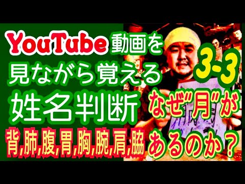 【姓名判断入門編】例外も多いので漢字は個別に精査すべし(3-3)★YouTube姓名判断-340