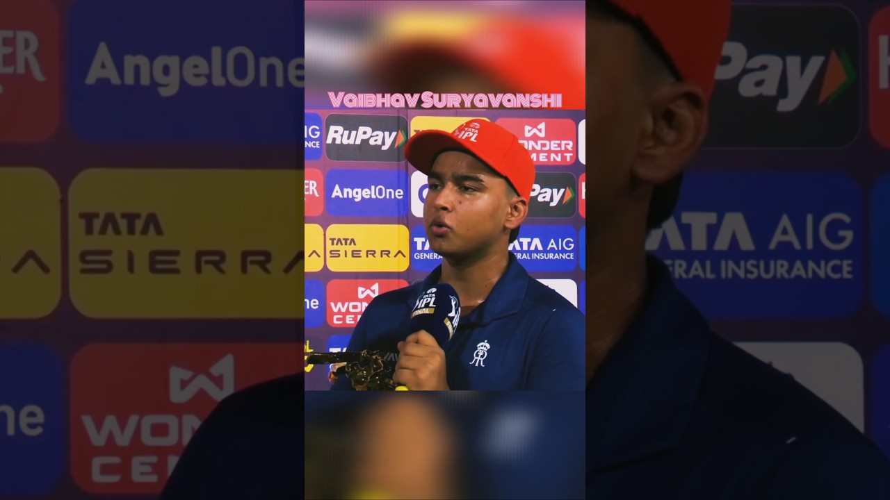 Vaibhav Suryavanshi on IPL Purple Cap 🔥#shorts #vaibhavsooryavanshi