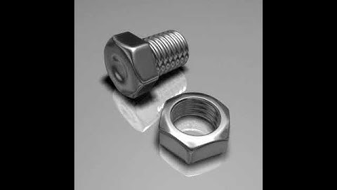 bolt and nut 3D model from CGTrader.com