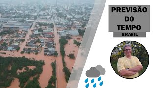 Alerta - 17 | Quarta onda de Chuva chegando e tempo no Brasil (15/05/2024)