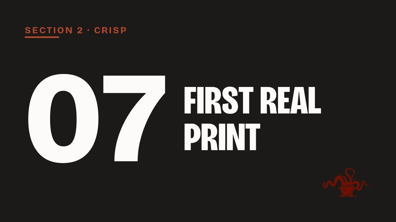 Slicing Miniatures and the first real print