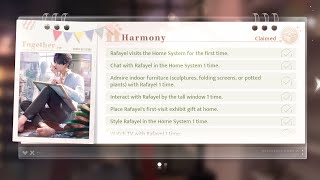 Guide to complete Harmony tasks in Love and Deepspace new Home system  Information