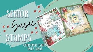 видео: Простые рождественские открытки с птицами картинка: Простые рождественские открытки с птицами