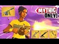 WINNING using only MYTHIC WEAPONS in Fortnite... (so overpowered)