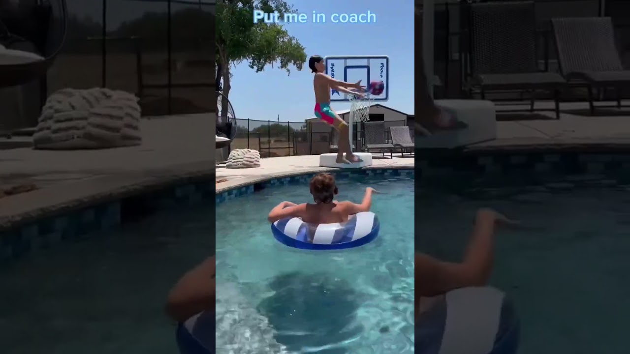 Put us in, Coach!  #basketball #bloopers #bloopersvideo #fun  #funny #summer #summervibes