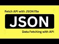 JavaScript Fetch JSON data simple example