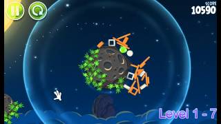 Angry Birds Space: 3 Stars Guide - Pig Bang Level 1-1 to 1-15 screenshot 4