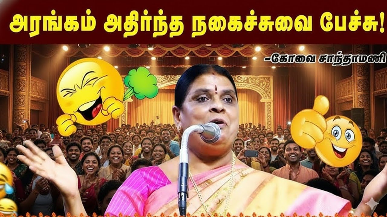 வாட்ஸ்அப் காலத்தின் கொடுமை |  கோவை சாந்தாமணி அசத்தல் நகைச்சுவை பேச்சு | Kovai Sandhamani Best speech