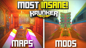 Krunker.io Using The Most INSANE MODS & MAPS (Best) TOP MODS!?