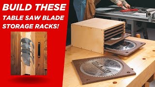 2 Easy-to-Build Table Saw Blade Storage Projects (Free Plans)