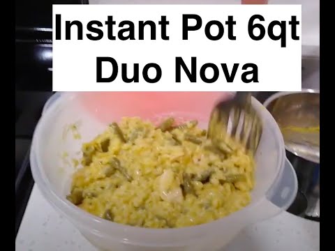 Instant Pot 6 quart electric pressure cooker - first meal