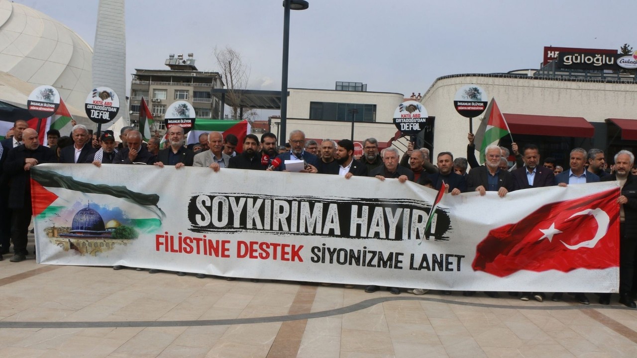 Adıyaman’da Dünya Kudüs Günü’nde basın açıklaması yapıldı