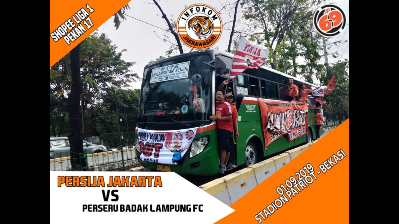 Jakmania Rawasari Semangatin Persija Vs Badak Lampung 1-9-2019