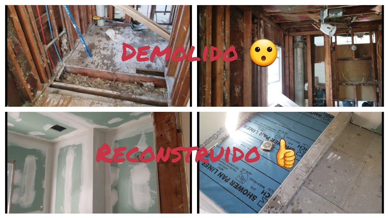 #reconstrucciondebaño #preparaciondebaño .Par 1 . Preparación de un