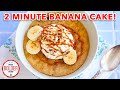 2-Minute Microwave Banana Cake Bowl Recipe