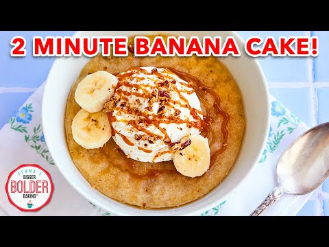 2-Minute Microwave Cake Bowls