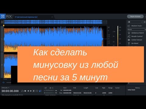 Как сделать минусовку из любой песни за 5 минут