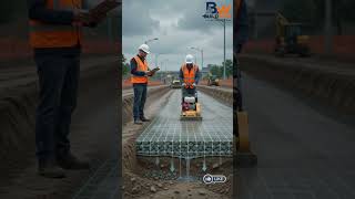 Permeable Pavement: The Road That Fights Urban Flooding.#BuildWiseAcademy #CivilEngineering