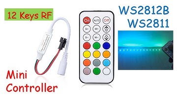 WS2812B WS2811 21 Keys RF Led Dream-color Controller 5-24 Volt DC