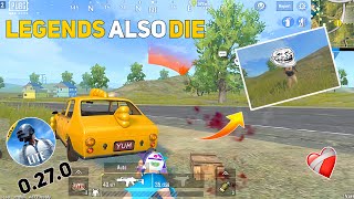 LEGENDS ALSO DIE ❤️‍🩹!! PUBG LITE NEW UPDATE 0.27.0 FULL RUSH GAMEPLAY | PUBG LITE BGMI LITE