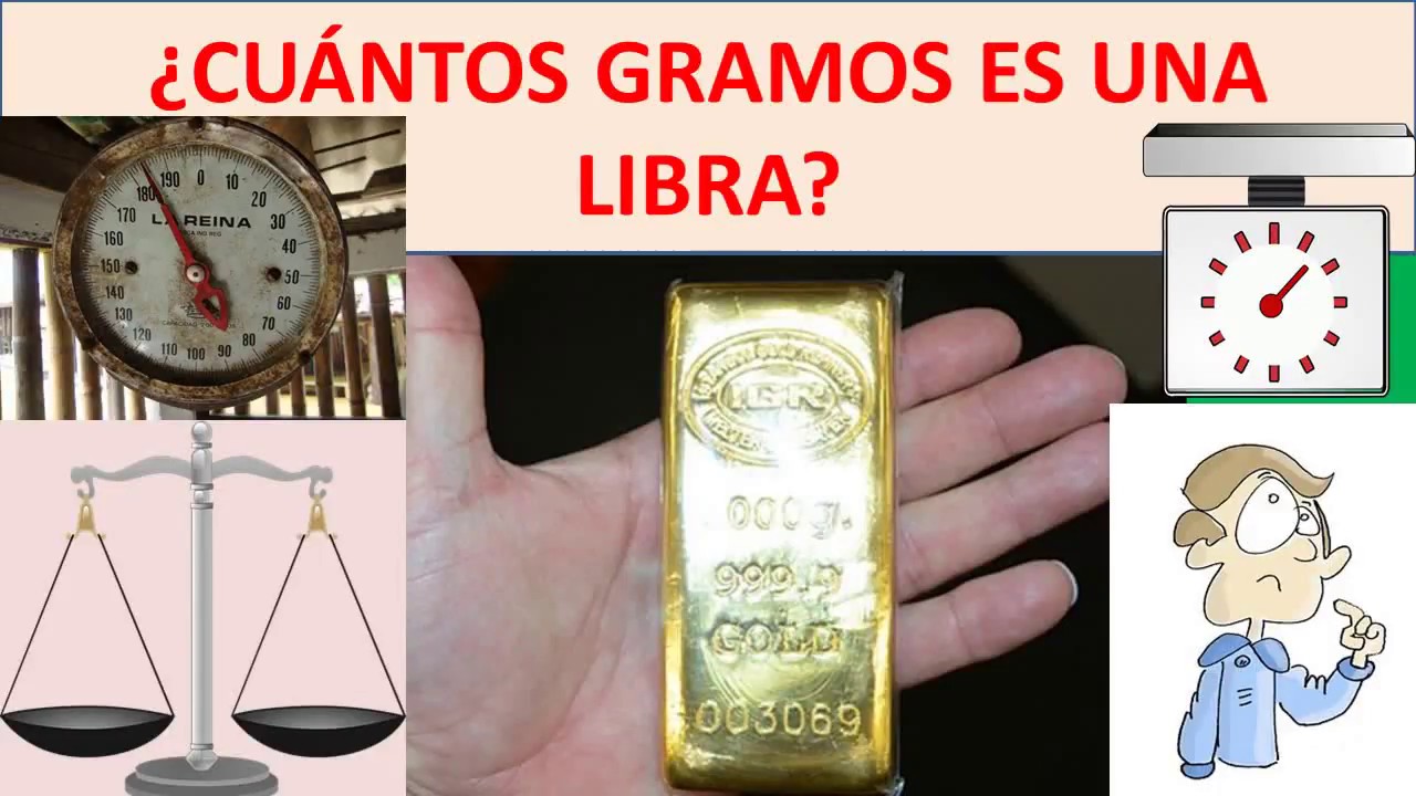 Convertir libras a gramos