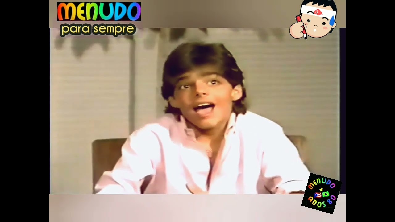 entrevista com Menudo em 1985.e vídeo Sing and dance