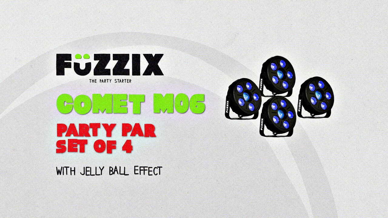 Fuzzix Comet M06 Party Par Set