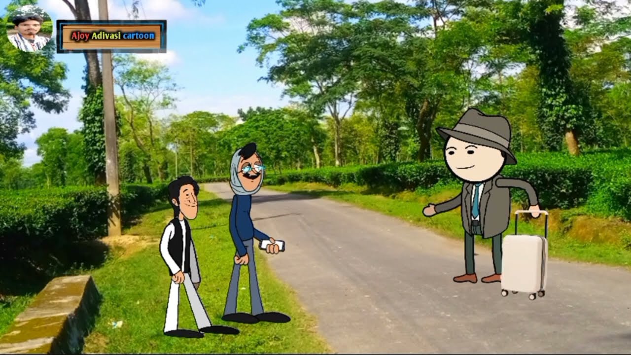 অসমত কৰম পূজা চাবলৈ 😂💥Dubai পৰা মাংৰাৰ লগৰ 🤣Adivasi comedy video2025 /Adivasi funny cartoon video