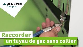 Comment raccorder un tuyau de gaz sans collier ? Leroy Merlin - YouTube