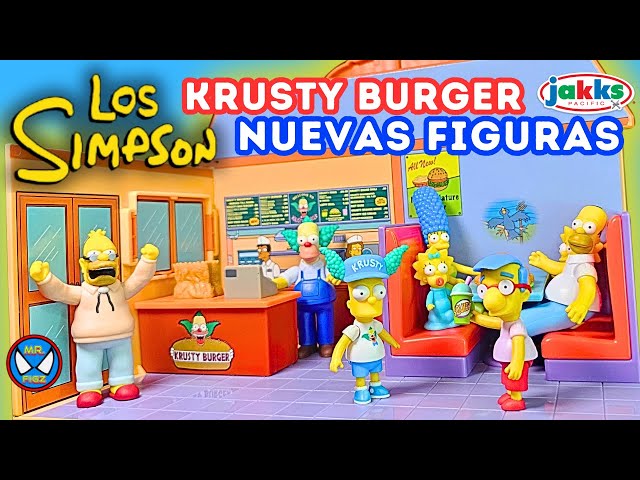 NEW 2025 SIMPSONS COLLECTION KRUSTY BURGER AND WAVE 3 FIGURES 2.5