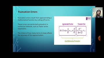 Computing error and approximation