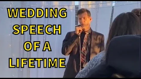 WEDDING SPEECH FOR THE DOWDY'S!!