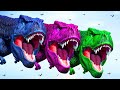 Unleash the Ultimate Carnage T-Rex vs IRex Color Pack Dinosaurs Fighting in Jurassic World Evolution